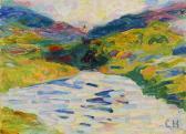 HERRMANN Curt 1854-1929,Landschaft mit Flusslauf,Ketterer DE 2014-06-06