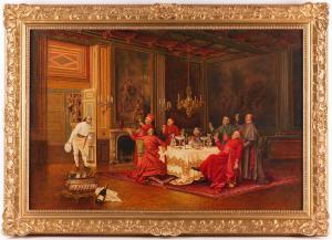 HERRMANN Léo,a group of Cardinals raising a toast to a gentlema,Dawson's Auctioneers 2021-07-29