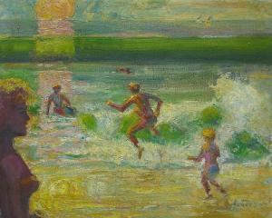 HERSEY Dick 1914-2001,The Last Dip of the Day or Sunset Dip,Matthew's Gallery US 2013-03-12