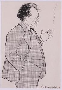 HERSHFIELD LEO 1904-1979,Illustration of a man,1932,Black Rock US 2013-06-16
