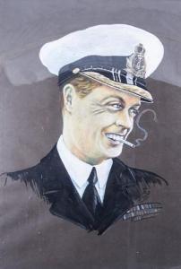 HERSKIND,Edward VIII when Prince of Wales, in Naval Officer's uniform,1931,Gilding's GB 2016-12-06