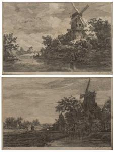 HERTEL Johann Georg 1734-1762,Untitled: Windmill Scene with Houses,Mallams GB 2024-01-10