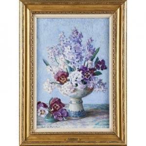 HERTER Adele 1869-1946,Untitled (purple flowers),Rago Arts and Auction Center US 2018-04-07