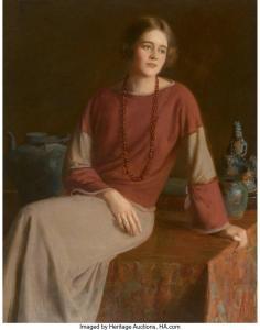 HERTER Albert 1871-1950,Portrait of Mrs. George Pratt,Heritage US 2023-05-12