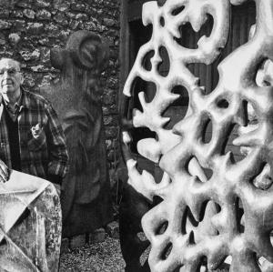 HERVE Lucien 1910-2007,Portrait du sculpeur Etienne HADJU,Marambat-Camper FR 2024-04-03