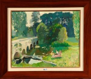 HERVE Max 1926,Au vieux Pont de la Romagne,VanDerKindere BE 2012-06-12