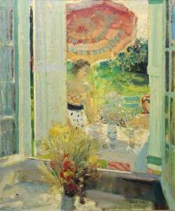 HERVE Max 1926,Lunch on the veranda,Bonhams GB 2011-01-23