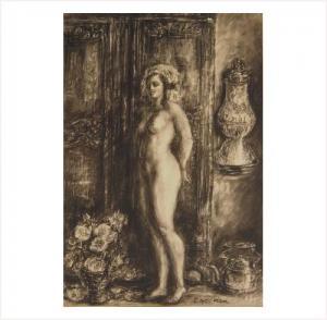 HERVIEU Louise 1901-1968,LA MODELE,Anaf Arts Auction FR 2007-10-22