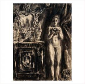 HERVIEU Louise 1901-1968,NU A LA COUPE,Anaf Arts Auction FR 2007-10-22