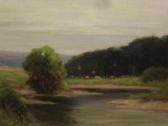 HESP L,River Scene with Cattle Grazing by a Wood,Hartleys Auctioneers and Valuers GB 2008-12-03