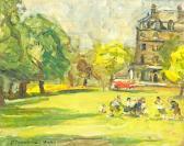 HESS Florence Adelina 1891-1974,Children Playing in Prince of Wales Park Har,David Duggleby Limited 2020-03-06