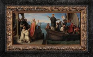 HESS Hieronymus 1799-1850,La benedizione di San Domenico,ArteSegno IT 2023-03-04