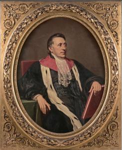 HESSE Alexandre 1806-1879,Portrait du premier président Barthe,1862,De Maigret FR 2022-12-16