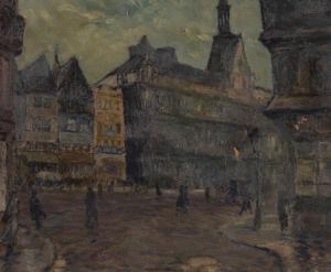 HESSE Alfred 1889,MARKTPLATZ,Hargesheimer Kunstauktionen DE 2021-09-10