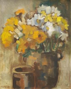 Hesselmark Campbell Pia 1910-2013,Flowers in a Jug,David Duggleby Limited GB 2021-07-24