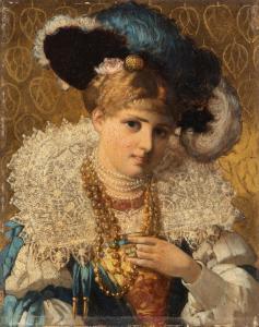 HESSL Gustav August 1849-1926,La collana di perle,Finarte IT 2022-11-10