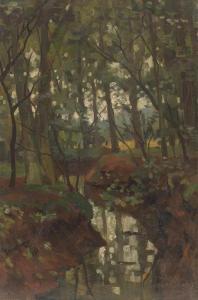 HESTERMAN Johannes Albertus Jr 1877-1955,Forest Interior,Aspire Auction US 2020-10-31