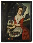 Heston Isaac 1746-1824,PORTRAIT OF CATHERINE CLINTON HESTON (1755-1804) W,1774,Sotheby's 2018-01-18