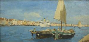 HEUFF Herman 1875-1945,Venetië Canal Grande',1928,Venduehuis NL 2017-12-20