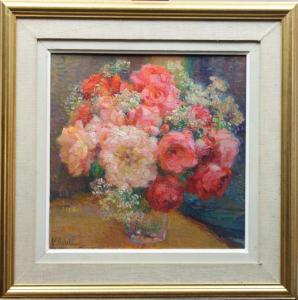 HEULLUY Charles Andre 1894-1975,Bouquet de roses,Osenat FR 2013-11-24