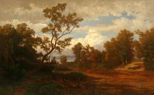 HEUNERT Wilhelm 1800-1800,Sydney Landscape,1895,Leonard Joel AU 2009-08-23