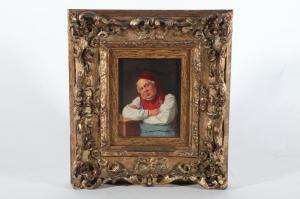 HEUSER Carl 1827-1892,Portrait of a Sleeping Man,iGavel US 2011-11-15