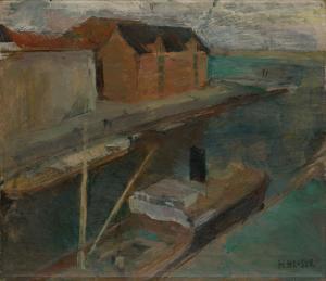 HEUSER Heinrich 1887-1967,Schiffe im Hafen,Galerie Bassenge DE 2020-11-26