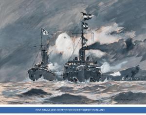 HEUSSER Heinrich,The last days of the imperial and royal cruiser Ka,1914,Palais Dorotheum 2024-02-21