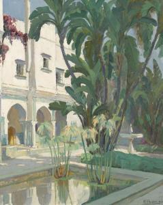 HEUSSER PRODON MARCELLE LUCIE 1888-1965,"Alger - ancien palais du Dey",1933,Dobiaschofsky 2012-05-12