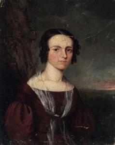 HEWINS Amasa 1785-1855,Portrait of a Lady,1840,Barridoff Auctions US 2014-04-30