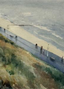 HEWINSON MORGAN 1900-1900,Wet Promenade,20th century,Duggleby Stephenson (of York) UK 2022-02-25