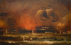 HEWITT David,Napoleonic Wars, Fire Ship and Carnage,Bamfords Auctioneers and Valuers 2018-10-24