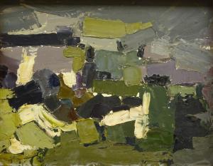 HEWITT Geoffrey 1930,Abstract Landscape,1960,David Duggleby Limited GB 2018-05-18