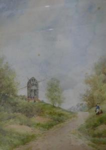 HEWITT Robert J 1800-1900,Derelict Sussex Mill,Rowley Fine Art Auctioneers GB 2023-01-14