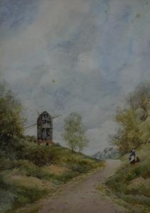 HEWITT Robert J 1800-1900,Derelict Sussex Mill,Rowley Fine Art Auctioneers GB 2022-03-12