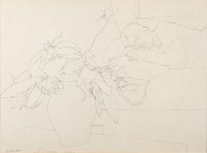 HEWLETT Francis 1930-2012,Carol with Rhododendrons,Bearnes Hampton & Littlewood GB 2024-02-13