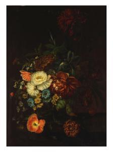 HEWLETT James 1768-1836,Nature morte aux fleurs,Cornette de Saint Cyr FR 2023-02-09