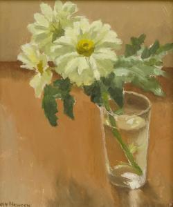 HEWSON Ann 1933-2015,White Chrysanthemum,1985,David Duggleby Limited GB 2020-02-08