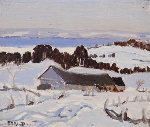 HEWTON Randolf Stanley 1888-1960,Winter Scene,Heffel CA 2022-05-26