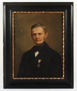 HEYDEN Christian,Portrait des Hennefer Postamtsleiter Peter Reuther,1905,Von Zengen 2021-09-10