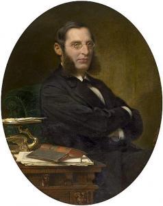 HEYDEN Otto Johann Heinrich 1820-1897,Repräsentatives Bildnis eines gelehrten Herr,Galerie Bassenge 2018-05-31