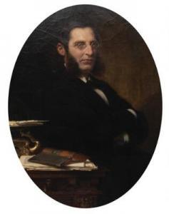 HEYDEN Otto Johann Heinrich 1820-1897,The artist's selfportrait,Bruun Rasmussen DK 2019-04-15