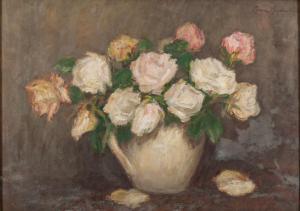 HEYDUK Bronisław 1909-1984,Roses in a vase,Desa Unicum PL 2023-07-25