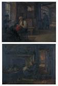 HEYERMANS Jan Arnold 1837-1892,An interior scene with men by a window, another fi,Bonhams 2007-06-26