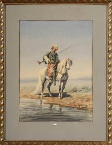 HEYLENWALD 1800-1900,Cavalier arabe,1891,VanDerKindere BE 2014-09-09