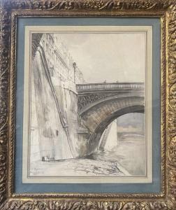 HEYMAN Charles 1881-1915,Pont de la Tournelle,1911,Daguerre FR 2023-05-26