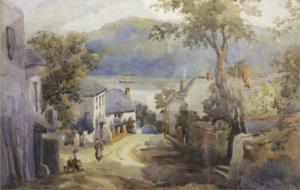 HEYMANN Andreas,A village scene with two figures in the foreground,Loves Auction Rooms 2007-05-22