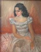 HEYMANN Leon 1900-1900,Portrait de jeune femme,Pestel-Debord FR 2020-10-07