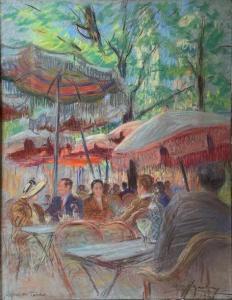 HEYMANN Paul 1800-1900,Place du Tertre,1948,Pestel-Debord FR 2020-07-09