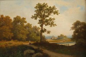 HEYN Heinrich Eduard 1856-1932,Sommerlandschaft,Mehlis DE 2020-11-17